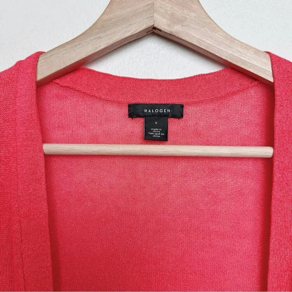 Halogen Womens Size Small Hibius Linen  Long Line Open Cardigan - Picture 12 of 16